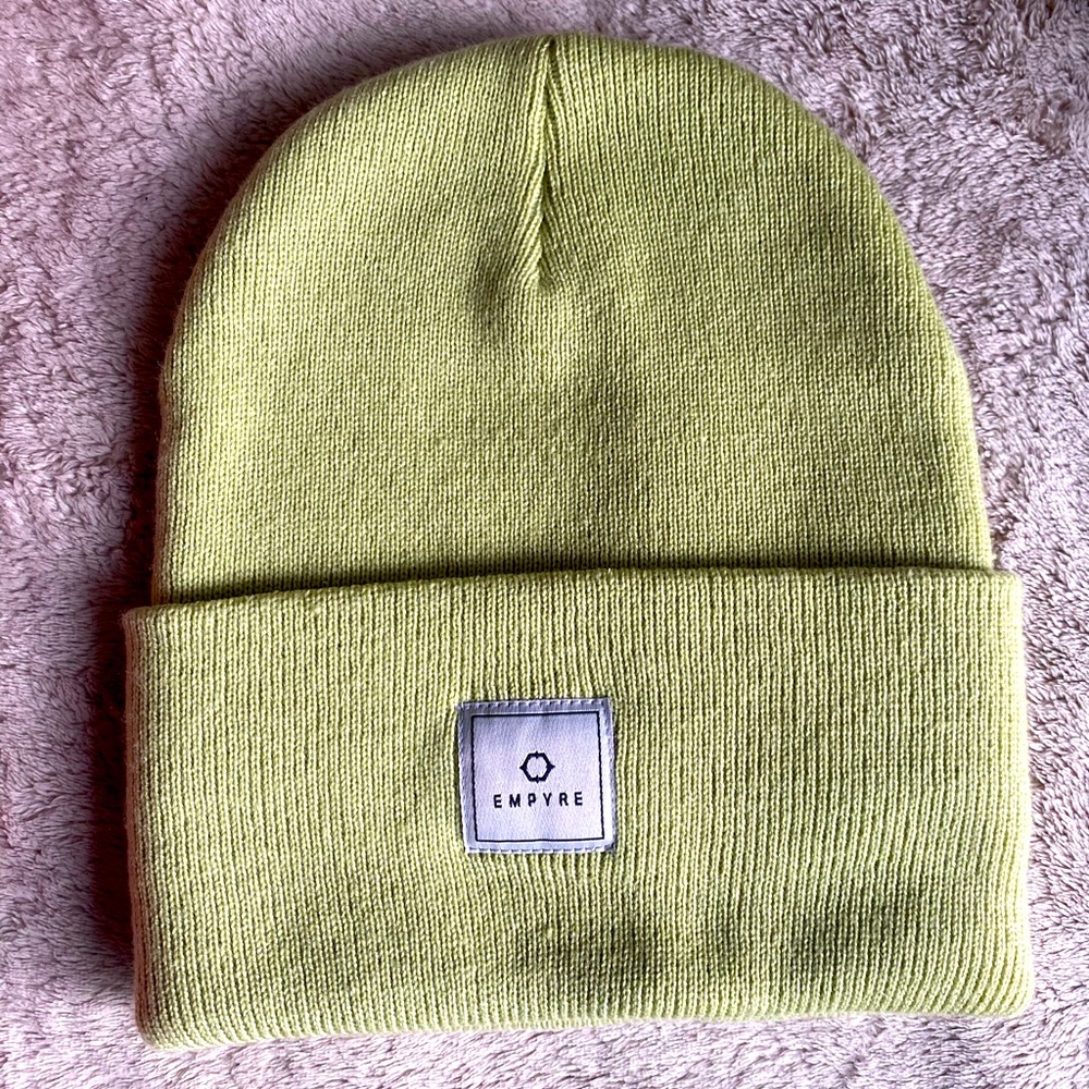 Empyre sage green beanie